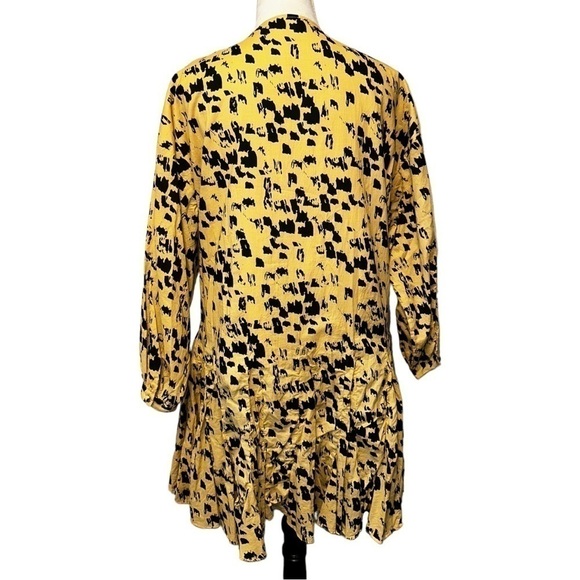 Anine Bing Peyton Painterly Leo Peyton Mini Dress Small S - Picture 8 of 16